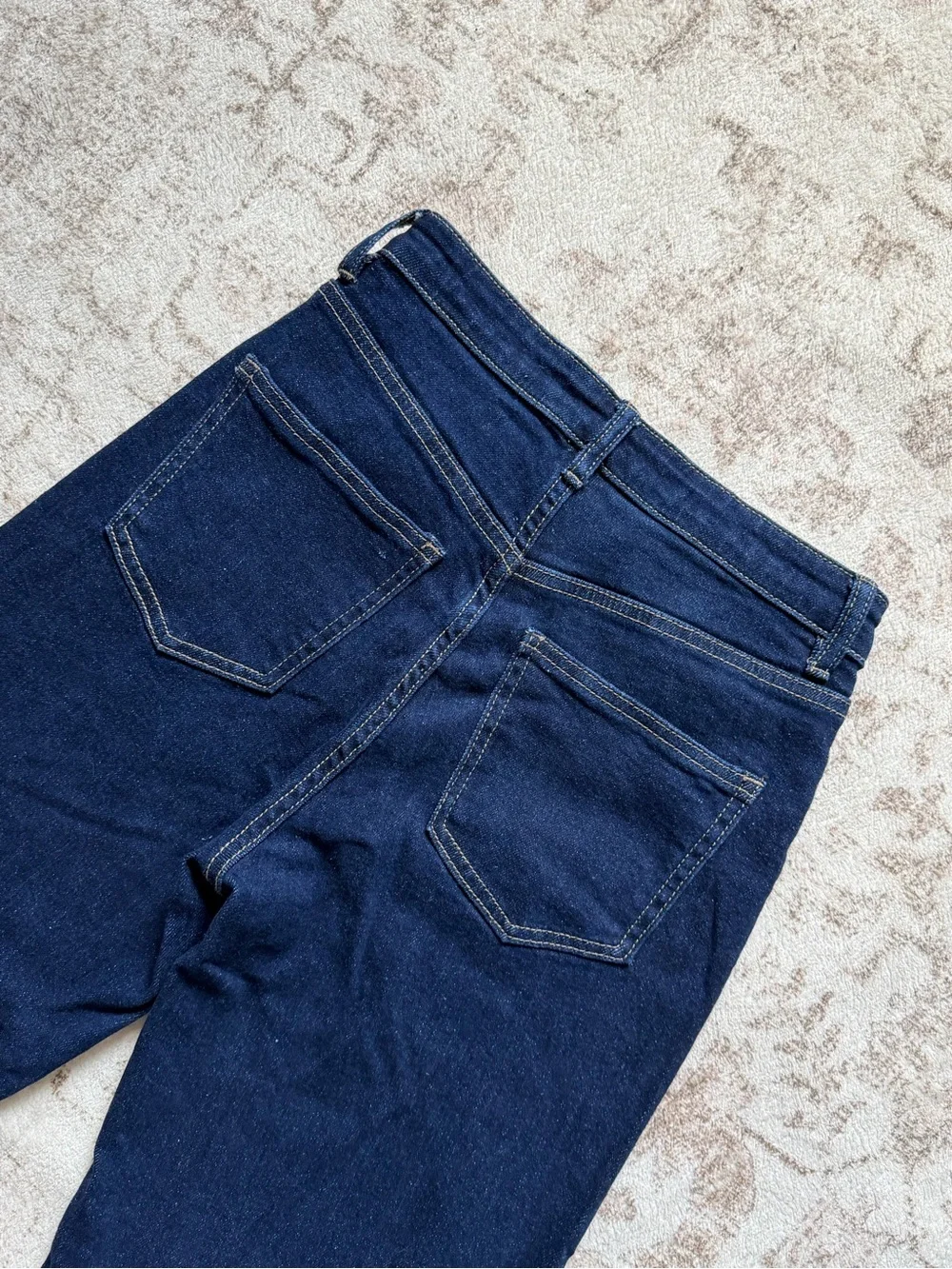 Fashion Nova Sparkle and Shine Straight Leg Jeans - Dark Wash